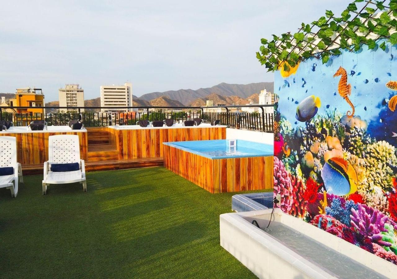 Hotel Parque De Los Novios Inn ซันตามาร์ตา ภายนอก รูปภาพ